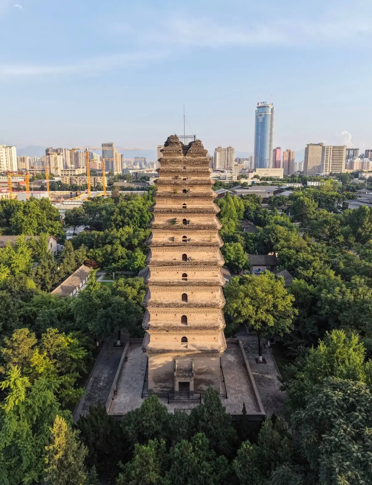 Small Wild Goose Pagoda Exterior